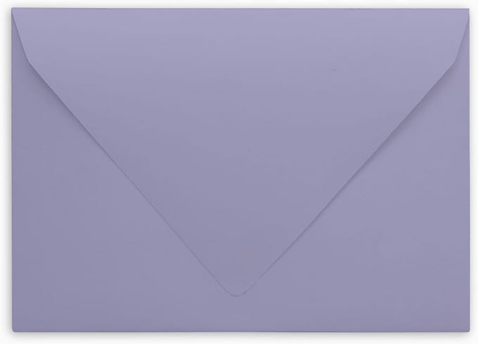 24x A6 Enveloppen Bruiloft & Uitnodiging met V-Klep - Medium Formaat Briefpapier