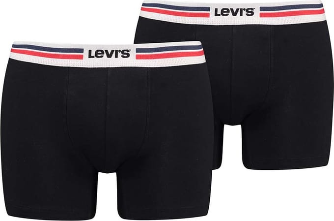 Levi's - Placed Sportswear Logo Boxer 2-pack - 701222843 - 001 Black