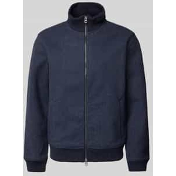 Sweatjack met opstaande kraag