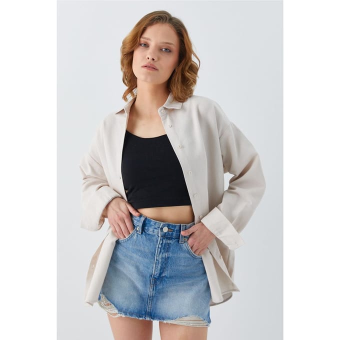 Oversized Poplin Shirt