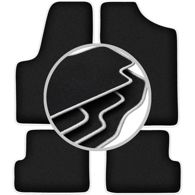 CARLUX-SILVER automatten voor: Fiat Seicento hatchback (1998-2010)