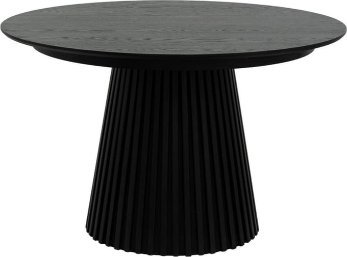 Giga Meubel Eettafel Svendborg - Uitschuifbaar Ø120-220cm - Zwart