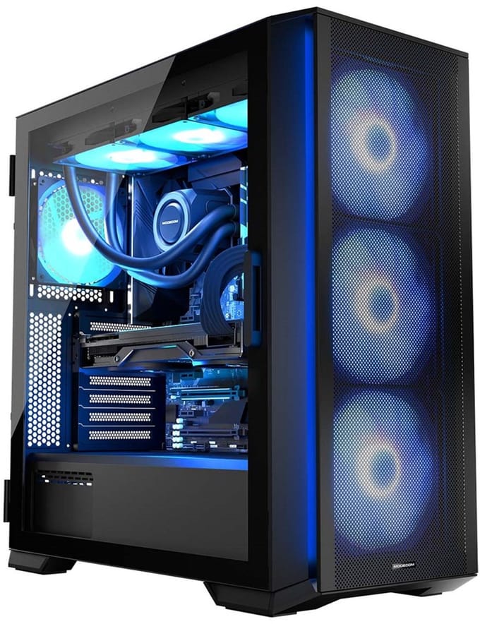 MODECOM Horizon MG ARGB - PC Behuizing - Midi Tower - ARGB Verlichting - Glazen Paneel