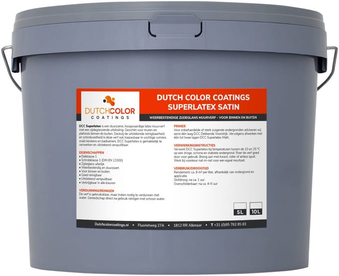 DCC Superlatex Satin - 5L - Wit