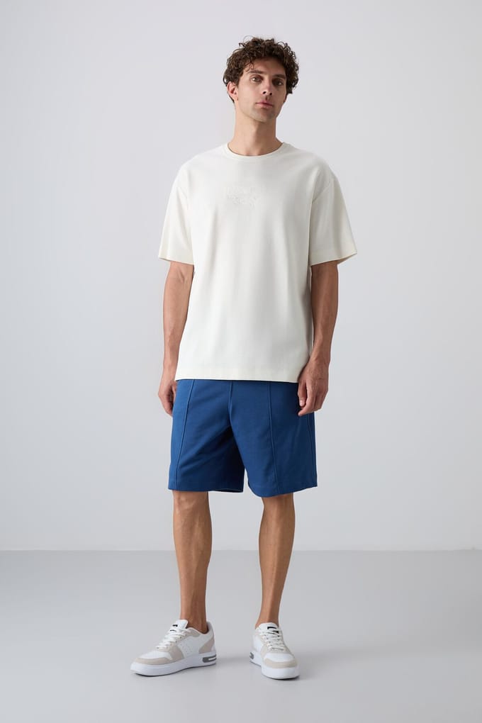 Heren Gebreide Sweatshorts
