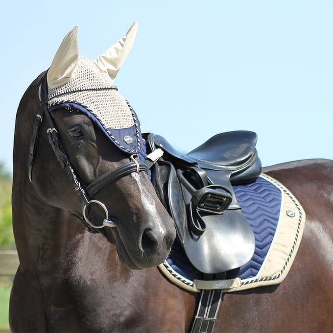 QHP Oornetje Florida Denim Blue - Pony