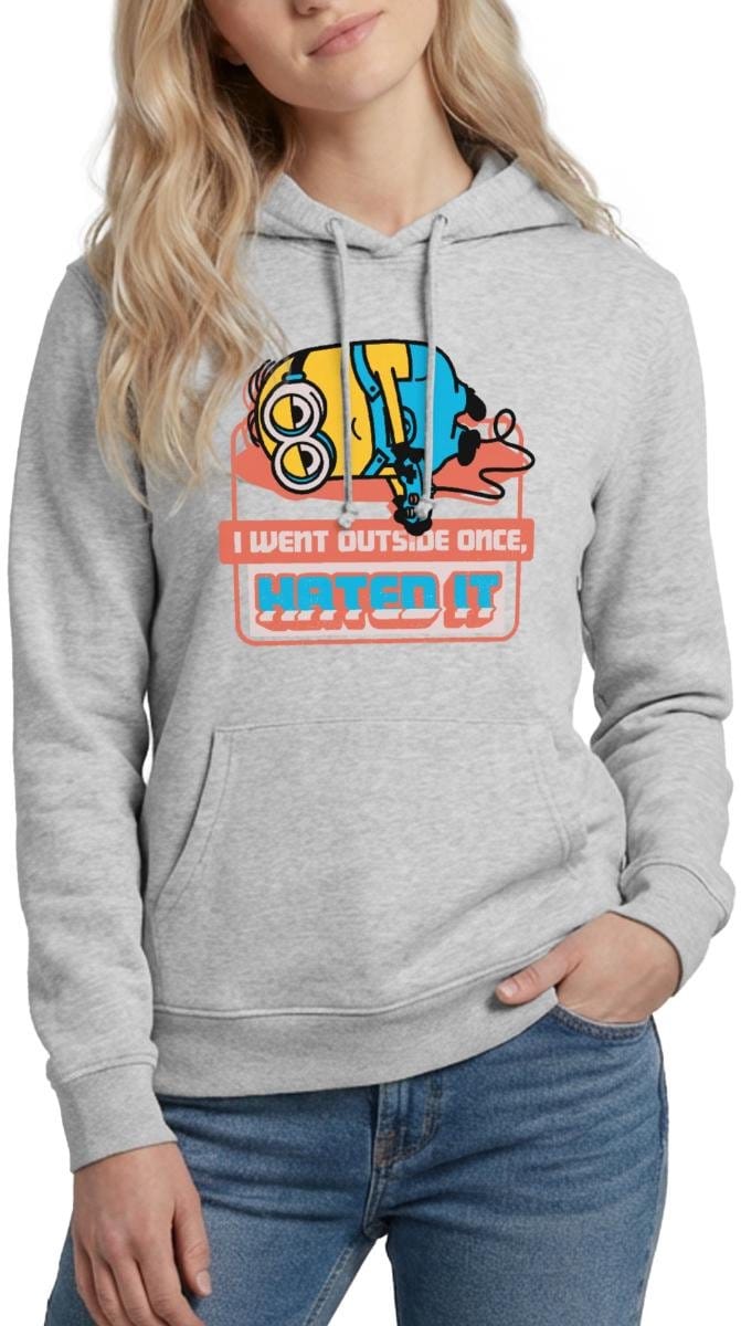 Minions Dave Ging Buiten Het Kantoor Quote Hoodie Dames