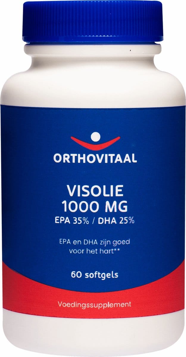 OrthoVitaal Visolie 1000mg EPA 35% DHA 25% 60 Softgels