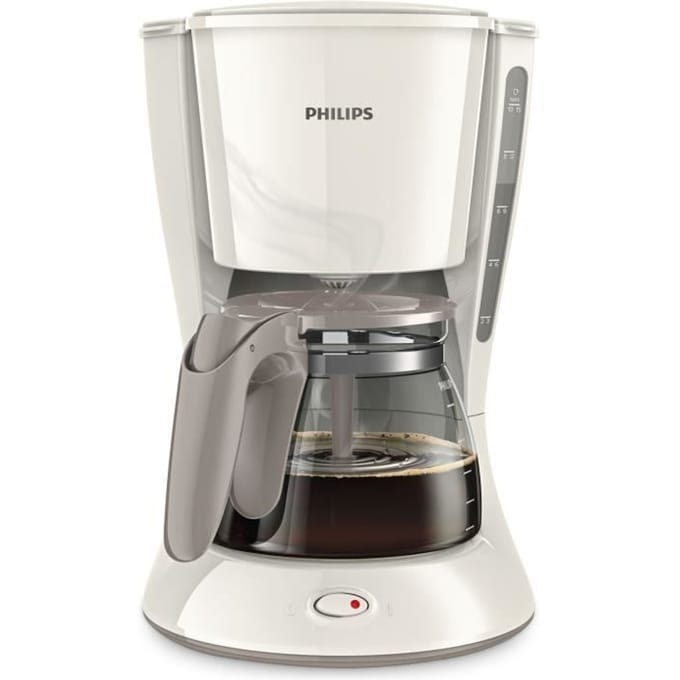 Cafetière filtre - PHILIPS - HD7461/00 - Collection Daily - 1.2L - 1000W - Blanc