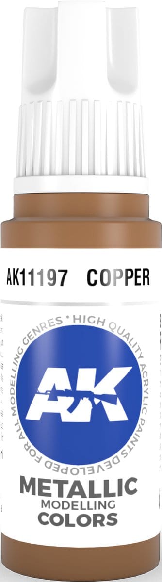 Copper Acrylic Modelling Color - 17ml - AK-11197