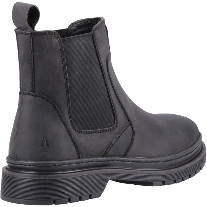 Hush Puppies Jamie Leren Heren Zwarte Laarzen