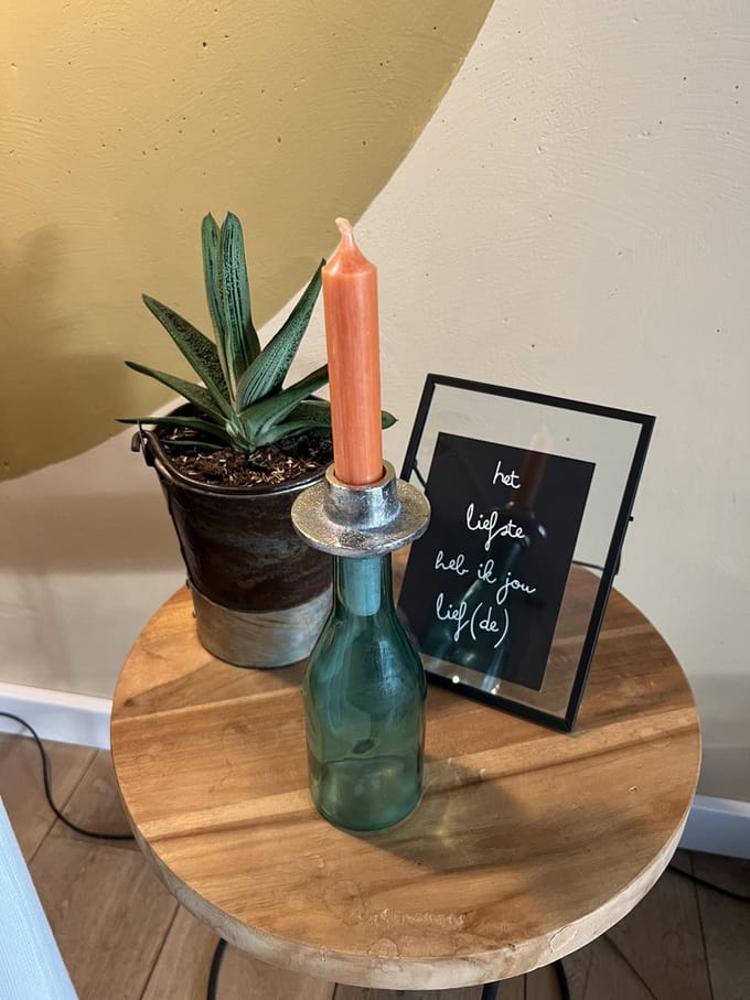 Bottle stopper- kaarshouder - fles kaarshouder - vaas kaarshouder - zilver - 1 stuk