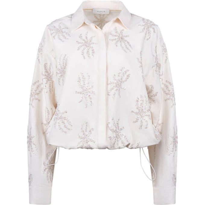 Nukus Blouse lange mouw nkf02125 aster
