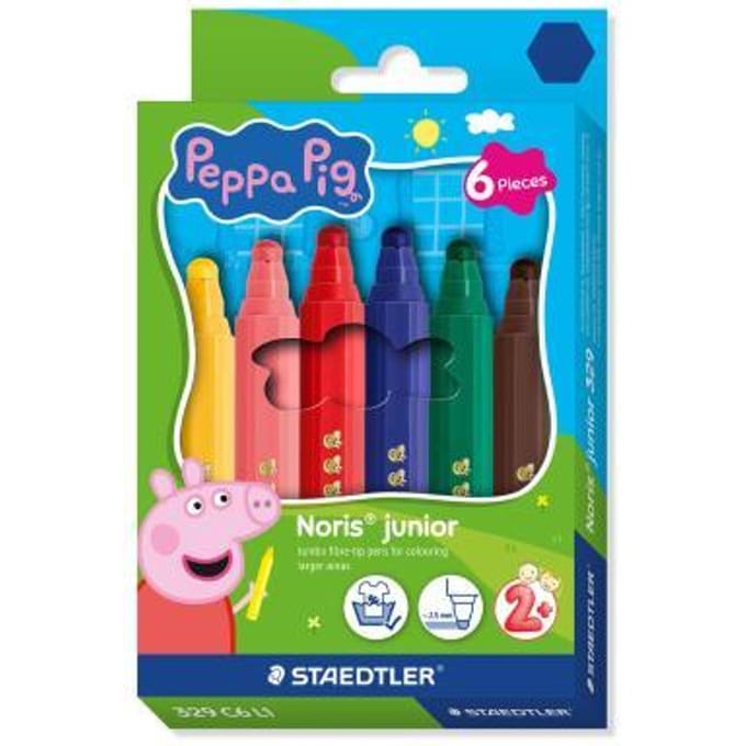 STAEDTLER Peppa Pig x Noris junior kleurstift- set 6 st