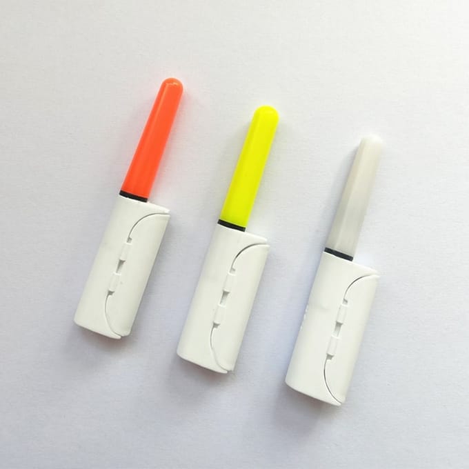 5 stuks Handige Float Nacht Rood/Groen/Blasting flash Donkere Beetmelder Glow Stick Fluorescerend Licht Hengel Tip Lightstick