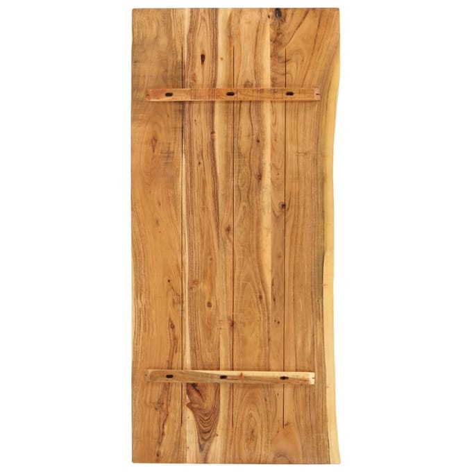 vidaXL - Wastafelblad - 140x52x2,5 - cm - massief - acaciahout