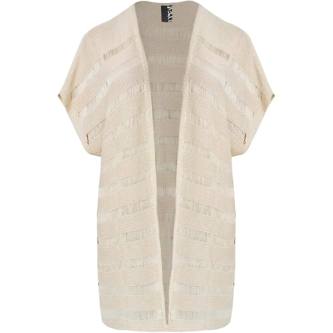 Gebreide textuurcardigan dames Mat Fashion