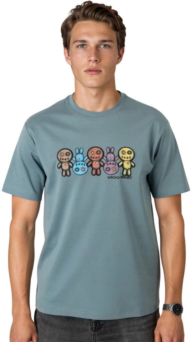 FRANKLIN T-SHIRT - BLUE S