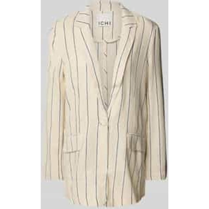Linnen blazer met knoopsluiting, model 'LINNO'