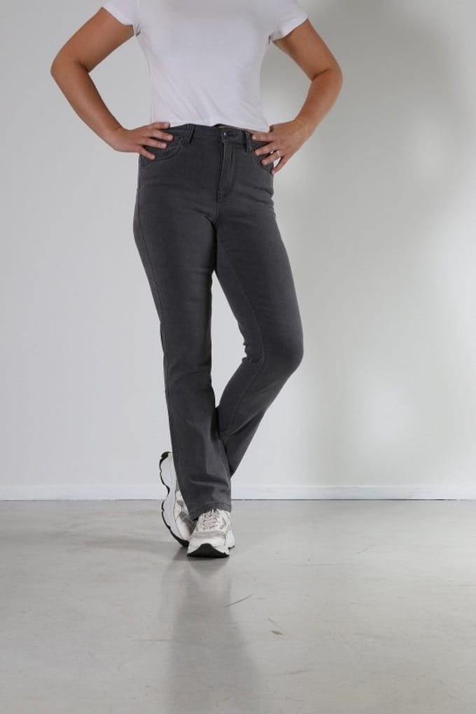 New Star - Memphis grey denim dames broek - maat 29/32