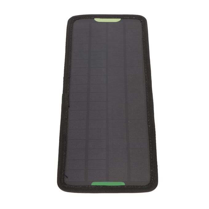 Auto Boot Zonnepaneel Acculader Onderhouder Auto Motorfiets Sleepboot Boot Camper 12V5W zwart