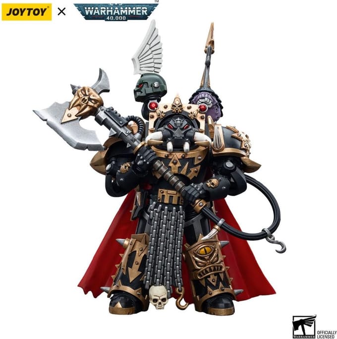 Chaos Space Marines Black Legion Chaos Lord in Terminator Armour SCALE:1/18.