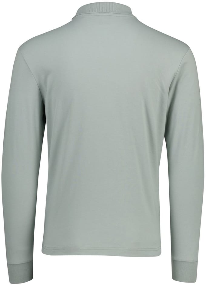 Lichtblauw poloshirt Boss Orange Passerby lange mouwen