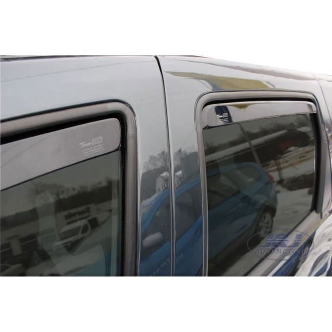 J&J AUTOMOTIVE Déflecteurs d'air pour Dacia Duster 2010-2017 4pcs Fumé Acrylique renforcé - Installation facile