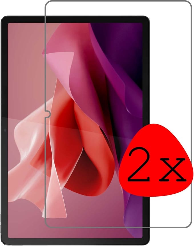 Screenprotector - 2 Stuks Geschikt voor Lenovo Tab P12 - Extra Sterk - Beschermglas - Gehard Glas - Tempered Glass - Screen Protector