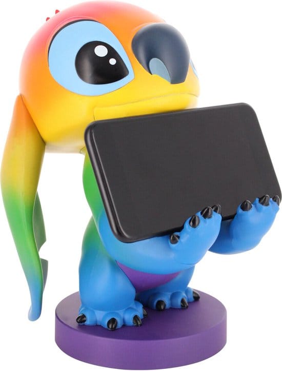 Cable Guys Lilo & Stitch: Rainbow Stitch Original Controller and Phone Holder 21.5cm - Miscellaneous Accessoires voor spelconsole