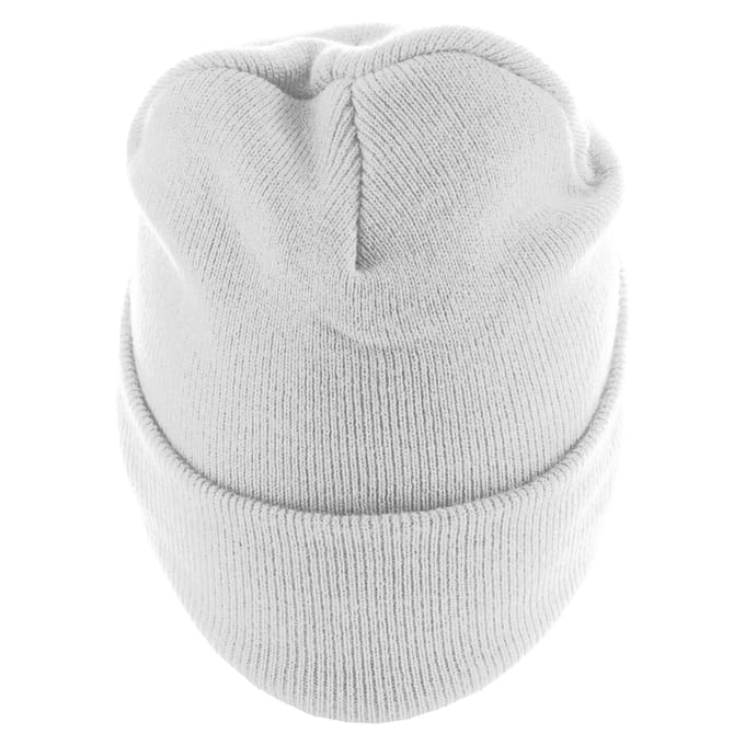MSTRDS - Beanie Basic Flap Long Version white one size Beanie Muts - Wit