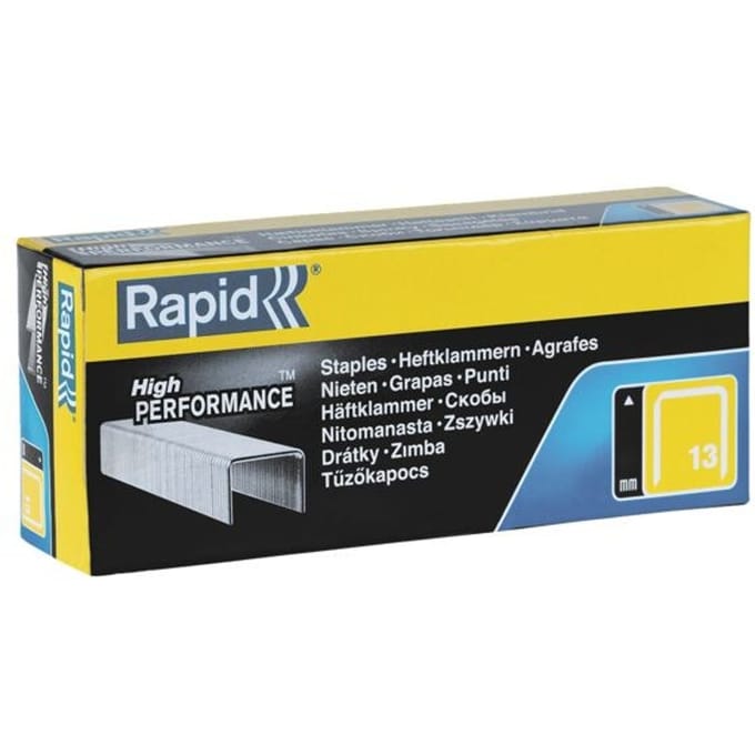 Nieten Rapid 13/6 gegalvaniseerd standaard 5000 stuks