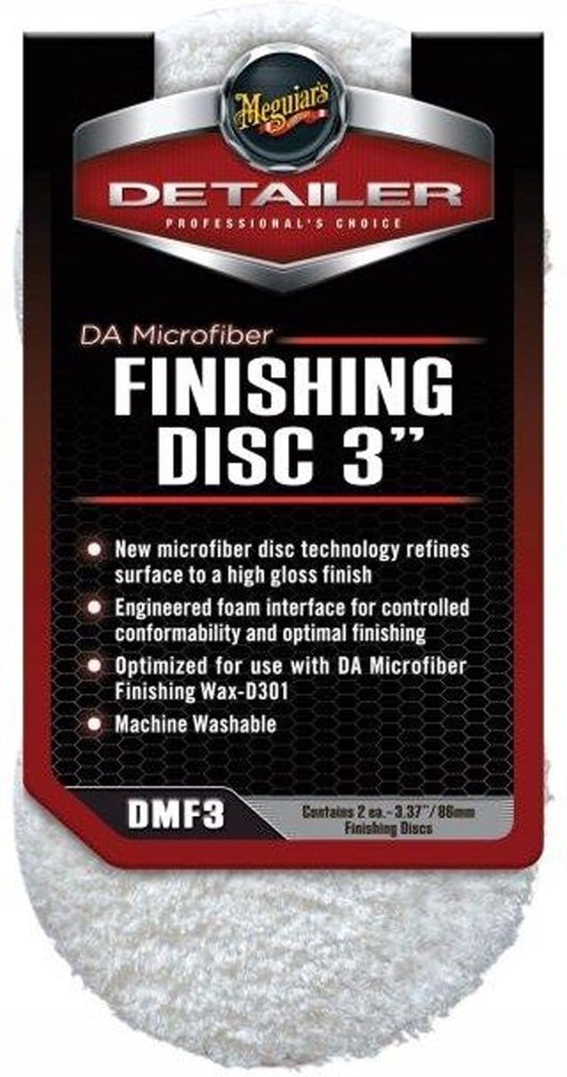Meguiar's DA Microfiber Finishing Polijstschijf 80mm - 2 stuks
