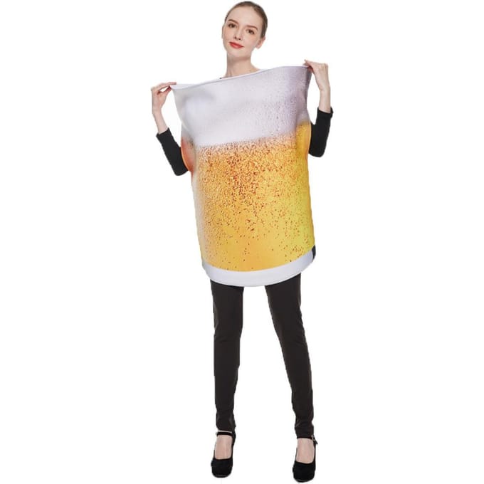 Bierpul cosplay kostuum, volwassenen L goud