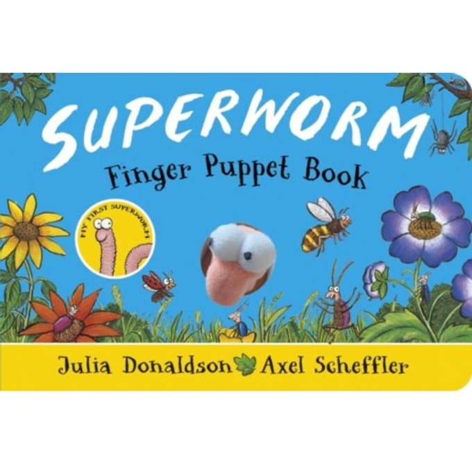 Superworm Finger Puppet Book - The Wriggliest, Squiggliest Superhero Ever! - Julia Donaldson