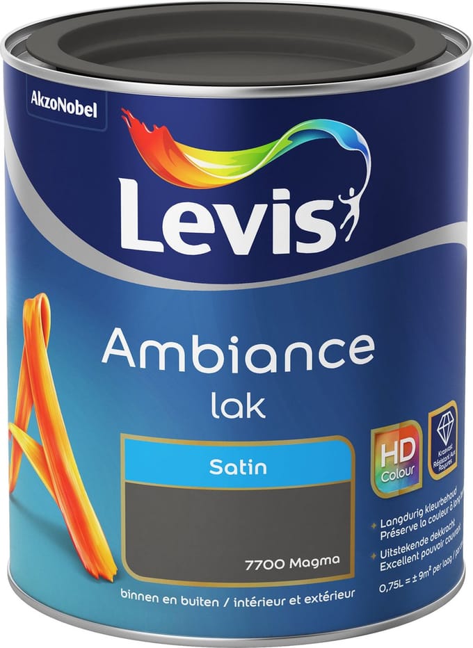 Levis - Ambiance Lak Satin - Magma - 0,75 L