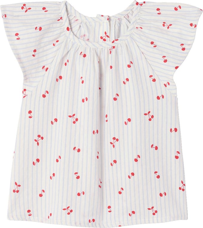 Vertbaudet Blouse met korte mouwen voor babymeisjes