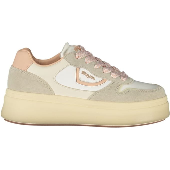 Blauer Bianco Polyurethaan Dames Sneaker
