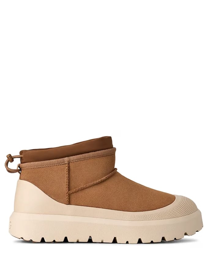 UGG® Cl Ultra Mini Weather Hybrid for Men in Brown, Suede/Polyester/Wool