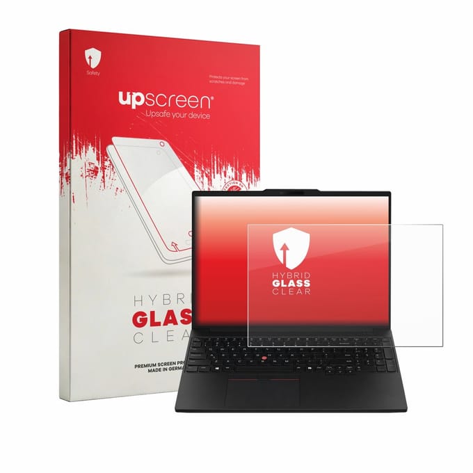 upscreen - Screenprotector voor Lenovo ThinkPad P16s Gen 5 - Folie Beschermfolie Beschermglas transparant