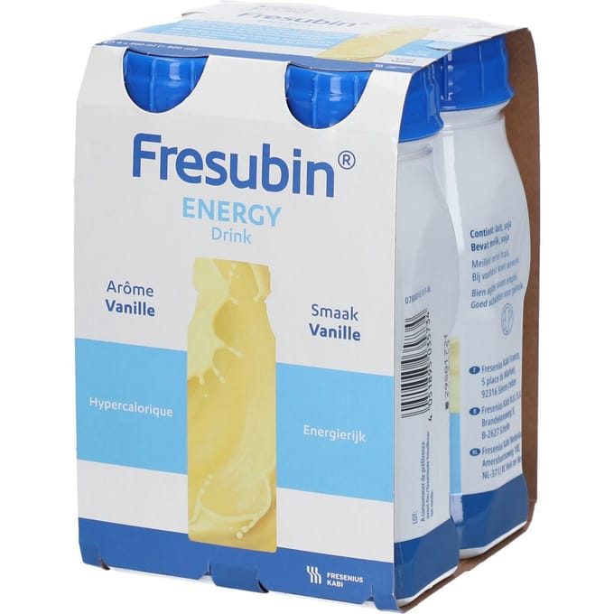 Energy drink vanille 4x200 Drinkbare oplossing