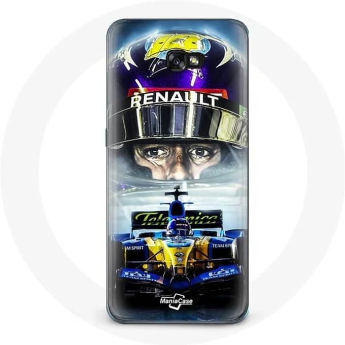Coque pour Samsung Galaxy A8 2016 Formule 1 Fernando Alonso Díaz pilote automobile espagnol de F1