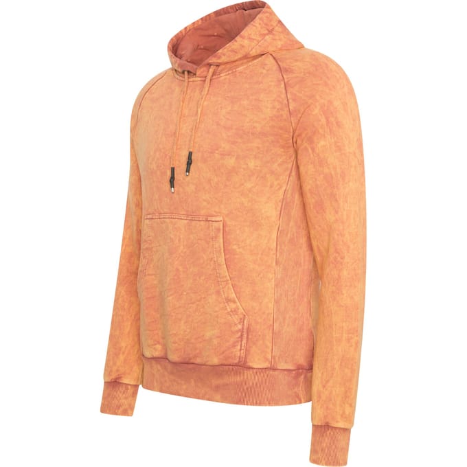 Gewassen hoodie met een used look