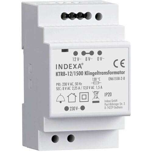 PENTATECH 32126 Beltransformator 8 V/AC, 12 V/AC