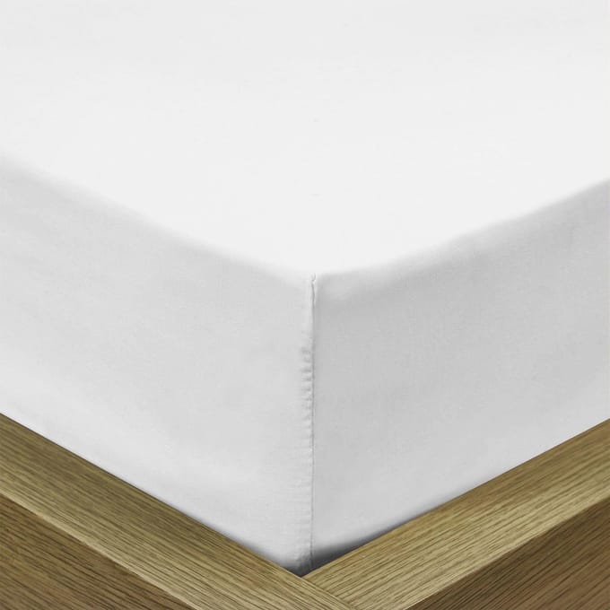 Beau Maison Hoeslaken Wit 180x200 + 35cm