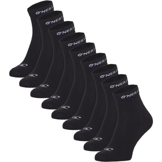 O'Neill Heren / dames enkelsokken quarter sokken 9-pack