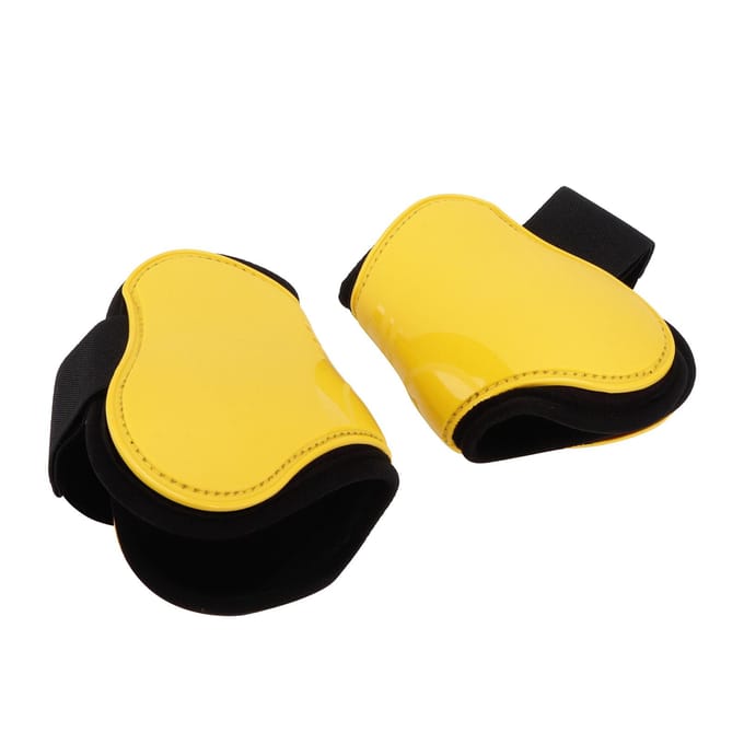 Bottes de tendon pour cheval 4 PIÈCES Bottes protectrices confortables et réglables pour le saut d'obstacles Type 1 yellow