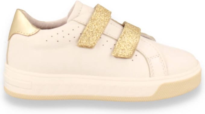 Gattino Meisjes Sneaker Wit/glitter | Maat: 35