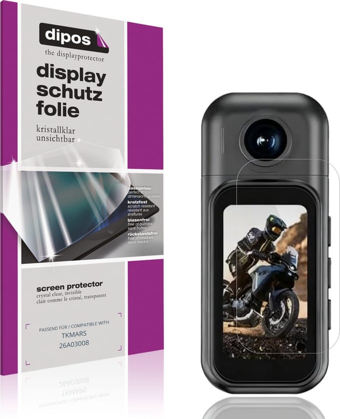 dipos – 4x Beschermfolie geschikt voor TKMARS 26A03008 | Krasbestendige & heldere Screenprotector Ultra-Thin