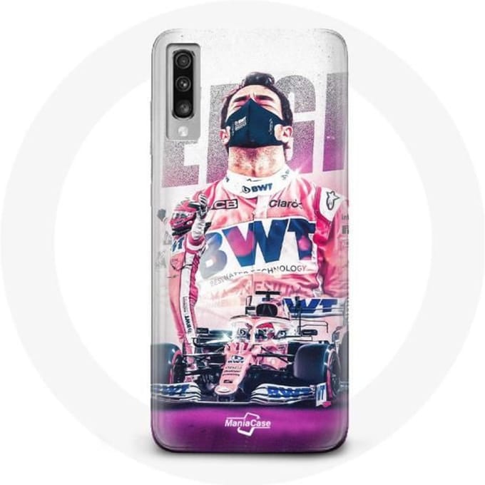 Coque pour Samsung Galaxy A70 Formule 1 Sergio Pérez Pilote automobile de F1